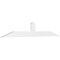 Ekena Millwork Portland Architectural Grade PVC Gable Bracket, 96"W x 16"H x 2"D x 6"F, 4/12 Pitch GBP096X16X0206POR00 - alternate 1